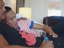 Asian Bedroom Blowjob Crazy Deepthroat Sucking Thai