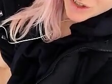 Amateur Blonde Masturbation Outdoor Solo