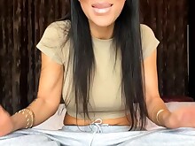 Amateur Asian Deepthroat Girlfriend Masturbation POV Solo Sucking