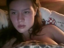 Amateur Brunette MILF Solo Webcam