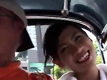 Asian Brunette Girlfriend Japanese Outdoor Public Teen