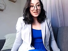 Amateur Brunette Punished Solo Teen