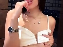 Babe Brunette Crazy Kinky Masturbation Solo Webcam