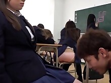 Amateur Asian Blowjob Classroom College Group Sex Japanese Teen Uniform