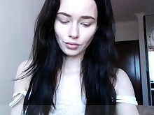 Amateur Brunette Solo Teen