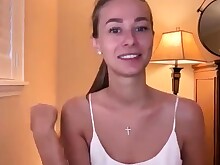 Amateur Brunette Solo Teen