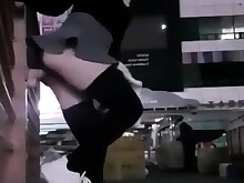 Asian Japanese Masturbation Mature Oral Solo Stockings Wife