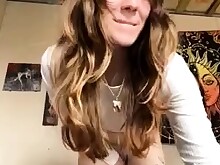 Brunette Jerking MILF Solo Squirting Webcam