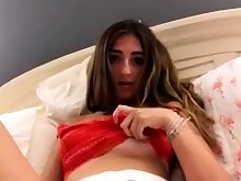 Babe Big Tits Boobs Brunette Busty Masturbation Solo Toys