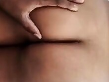 Amateur Ass Babe Black Car Ebony Massage POV