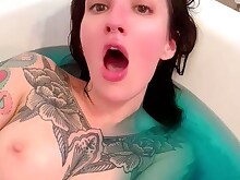 Amateur Brunette Fingering Gorgeous Masturbation Shower Solo