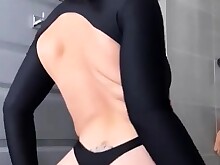 Amateur Ass Brunette Fetish Jerking Lingerie Masturbation Panties Solo