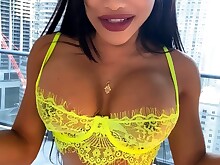 Asian Big Tits Boobs Busty Dildo MILF Solo Webcam