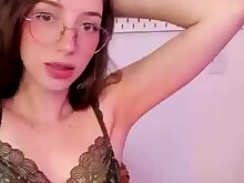 Brunette Close Up Solo Strip Tease Teen