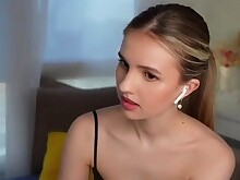 Blonde Close Up Solo Strip Tease Teen