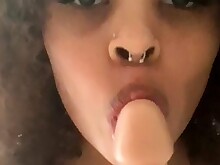 Big Tits Black Boobs Busty Ebony MILF Solo Toys Webcam
