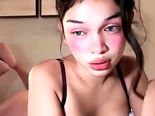 Brunette Close Up Solo Strip Tease Teen