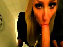 Amateur Blonde Blowjob Oral POV