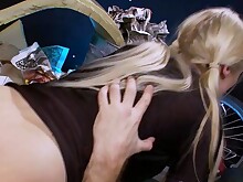 Blonde Blowjob Crazy Hardcore HD Office Pornstar Stockings