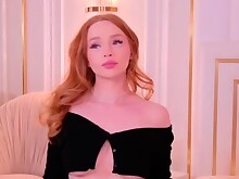 Amateur Babe Crazy Deepthroat Dildo Kinky Redhead Solo Sucking