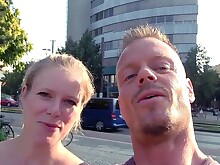 Amateur Babe Blonde Blowjob Dick HD Outdoor Public