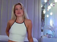 Amateur Blonde Dildo Masturbation Solo Teen Webcam