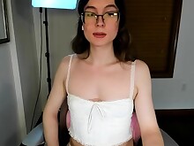 Amateur Brunette Jerking Natural Small Tits Solo Teen Tits Webcam