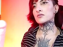 Amateur Brunette Solo Toys Webcam