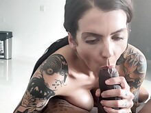 Blowjob Brunette Dick Hardcore HD Huge Cock Interracial