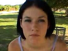 Amateur Brunette Masturbation Outdoor Solo Webcam