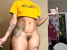 Amateur Ass Black Ebony Masturbation Solo Toys