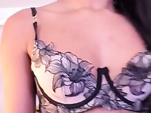 Amateur Brunette Fetish Lingerie Masturbation Panties Solo Toys