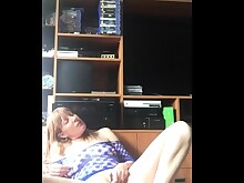 Amateur Blonde Cum Fingering Masturbation Solo Webcam