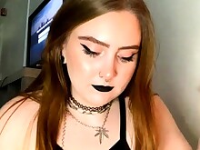 Amateur Brunette Masturbation Solo Strip Tease