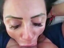 Amateur Blonde Blowjob Brunette POV