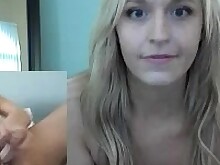 Blonde Close Up MILF Pussy Solo Strip Tease