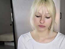Amateur Blonde Chick Solo Webcam