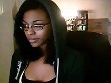 Amateur Black Ebony Solo Webcam