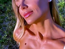 Amateur Blonde Homemade Jerking Solo