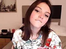 Amateur Brunette Masturbation Solo Teen