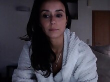 Amateur Brunette HD Masturbation Solo Webcam