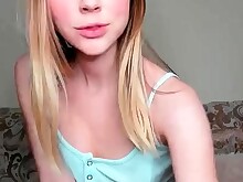 Babe Blonde Drunk Masturbation Pussy Small Tits Solo Tits Toys