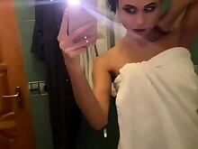 Amateur Brunette Solo Teen