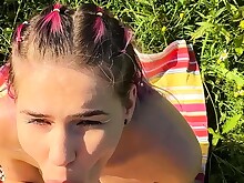 Amateur Blowjob Hardcore Outdoor POV Redhead