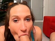 Blowjob Brunette Close Up Girlfriend HD POV Teen Webcam