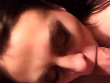 Amateur Blowjob Brunette College Cum Deepthroat Handjob Legs POV