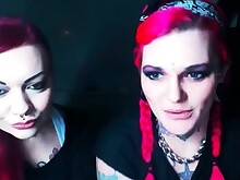 Amateur Lesbians Redhead Smoking Webcam