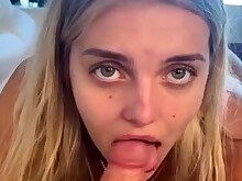 Amateur Ass Blonde Blowjob Cum Cumshot POV Teen