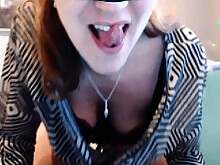 Amateur Brunette Lingerie Masturbation Solo Toys