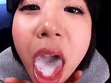 Asian Blowjob Close Up Cum Cumshot Girlfriend Japanese POV